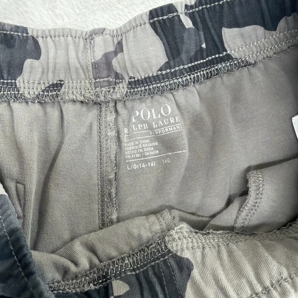 Polo Ralph Lauren Performance Sweatpants/ Knit Joggers Youth Size L (14-16) Camo